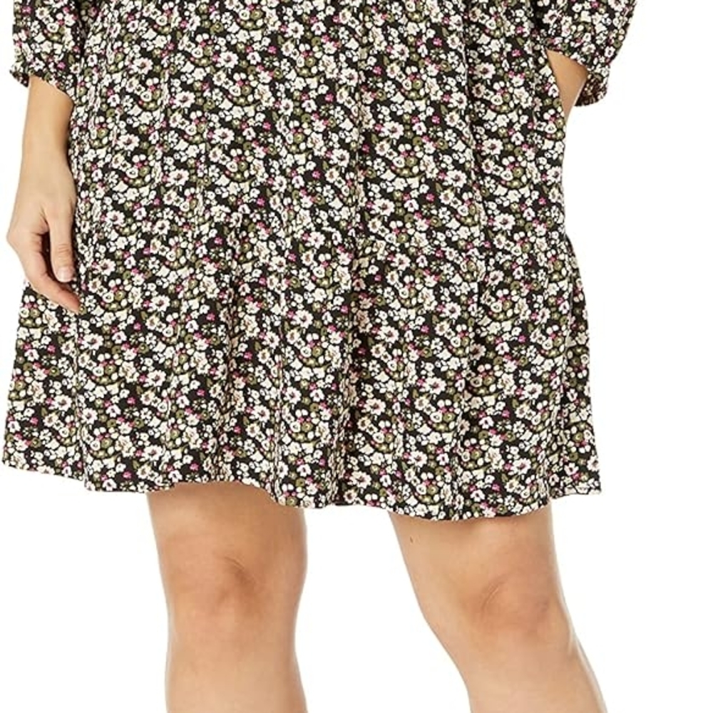 Floral Black Dress - Picture 4 of 8